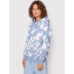 adidas Pulóver H20441 Kék Relaxed Fit