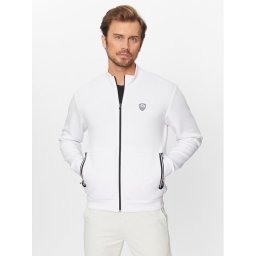 EA7 Emporio Armani Pulóver 8NPM19 PJ4EZ 1100 Fehér Regular Fit