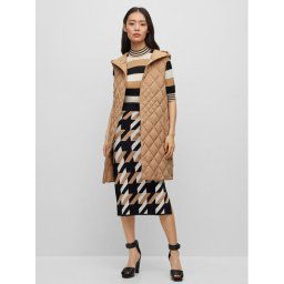 Boss Mellény 50494536 Bézs Regular Fit
