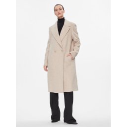 Marc Aurel Gyapjú kabát 5431 1025 24677 Bézs Relaxed Fit