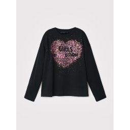 Desigual Blúz Alba 22WGTK05 Fekete Regular Fit