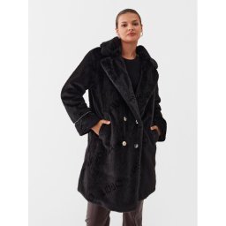 Liu Jo Szőrme TF3022 E0848 Fekete Relaxed Fit