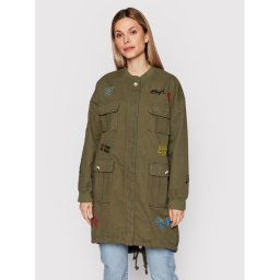 Blugirl Blumarine Átmeneti kabát RA2047 T3074 Zöld Regular Fit