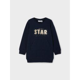 NAME IT Kötött ruha 13210292 Sötétkék Regular Fit