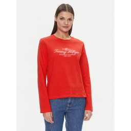 Tommy Hilfiger Blúz WW0WW40292 Piros Regular Fit