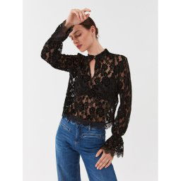 Liu Jo Blúz MF3394 J4604 Fekete Regular Fit