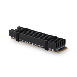 M.2 SSD hűtő passziv fekete 10mm AXAGON (CLR-M2L10)