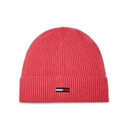 Tommy Jeans Sapka Tjw Elongated Flag Beanie AW0AW16102 Rózsaszín