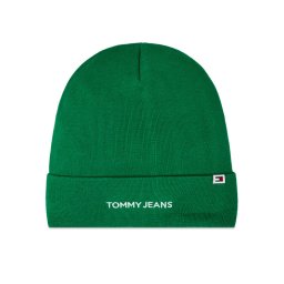 Tommy Jeans Sapka Tjw Linear Logo Beanie AW0AW15843 Zöld