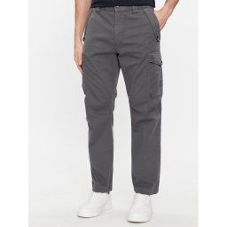 Boss Szövet nadrág Sista-Cargo-1 50509100 Szürke Relaxed Fit