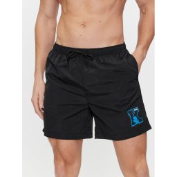 KARL LAGERFELD Strandnadrág 240M2202 Fekete Regular Fit
