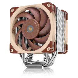NOCTUA CPU-hűtő NH-U12A, 2x 120mm, LGA1851, AM5, barna/ezüst