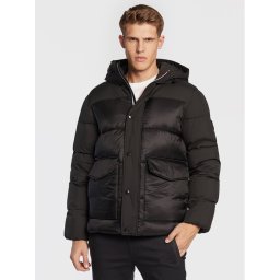 Tommy Hilfiger Pehelykabát MW0MW28723 Fekete Regular Fit