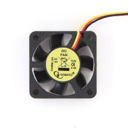 Rendszerhűtő ventilátor 4cm 4000rpm fekete Gembird (D40BM-12A)