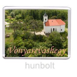 Vonyarcvashegy- Szent Mihály Kápolna hűtőmágnes (műanyag keretes)