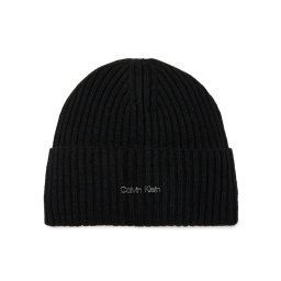 Calvin Klein Sapka Ck Must Logo Beanie K60K611401 Fekete