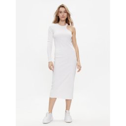 Replay Kötött ruha W9074.000.23587 Fehér Slim Fit