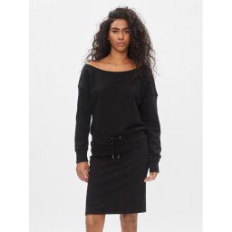 DKNY Kötött ruha DP3D4828 Fekete Regular Fit