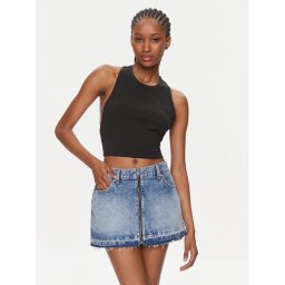 Calvin Klein Swimwear Felső KW0KW02481 Fekete Slim Fit