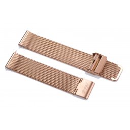 Edelwolle MESH/Milanese óraszíj, rosegold, 18mm