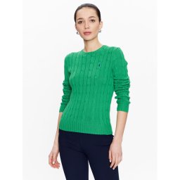 Polo Ralph Lauren Sweater 211891640005 Zöld Slim Fit