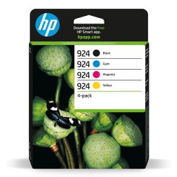 HP 924 (6C3Z1NE) - eredeti patron, black + color (fekete + színes)