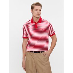 Tommy Hilfiger Pólóing 1985 MW0MW17770 Piros Regular Fit