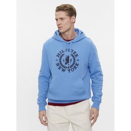 Tommy Hilfiger Pulóver Big Icon MW0MW33650 Kék Regular Fit