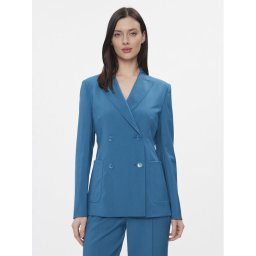 Weekend Max Mara Zakó Nervoso 2415041041 Kék Regular Fit
