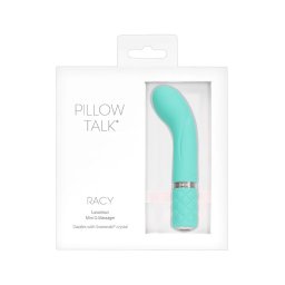 Pillow Talk Racy - akkus, keskeny G-pont vibrátor (türkiz)
