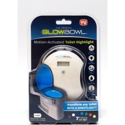 GlowBowl mozgásérzékelős színes WC világítás 7 színnel (wc-vil)