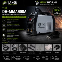 THO DH-MMA600A inverteres elektromos hegesztőgép