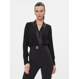 Elisabetta Franchi Body CB-T02-41E2-V400 Fekete Regular Fit
