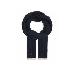 Tommy Hilfiger Sál Block Flag Scarf AM0AM12061 Sötétkék