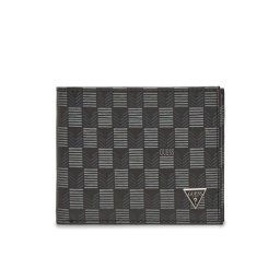Guess Nagyméretű férfi pénztárca Jet Set Eco Slg SMJESE LEA20 Fekete