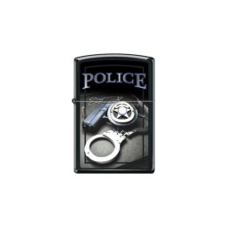 404015 Zippo öngyújtó fekete színben -Police