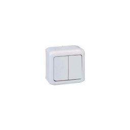 Legrand Forix IP44 falon kívüli csillárkapcsoló 10 AX - 250 V~ fehér