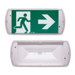 Eaton Safe Lite Oldalfali 1w 1h 60lm Led Készenléti/állandó Üzemű Irányfény Ip42 Kijáratjelző