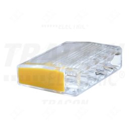 Vezetékösszekötő 5x2,5mm2, átlátszó 100db/cs RVO2,5-5