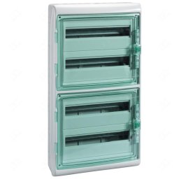 Schneider Kaedra Kiselosztó átlátszó ajtó fk. 4x18 modul szürke Q2 72KE