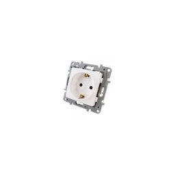 Legrand Niloé 2P+F csatlakozóaljzat biztonsági zsaluval (csavaros), fehér 764529