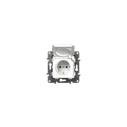 Legrand Niloé 2P+F aljzat csapófedeles biztonsági zsaluval, fehér 764532