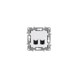 Legrand Niloé 2xRJ45 Cat.6 UTP csatlakozóaljzat, fehér 764574