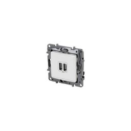 Legrand Niloé kettős USB töltőaljzat, fehér 764594