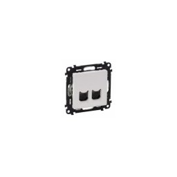 Legrand Valena Life 2xRJ45 Cat. 5e UTP csatlakozóaljzat fehér 753141