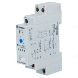 Finder 80.51.0.240.0000 időrelé 8A, 24-240V AC/DC többfeszültségű többfunkciós kapcsolóóra