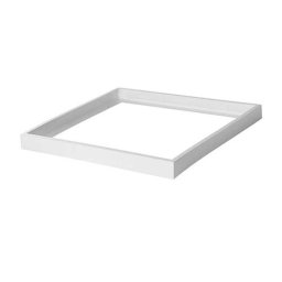 Falon kívüli kiemelő keret 600x600mm fehér csavaros, Led panelhez