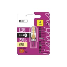 Led izzó Classic JC, G4, 1,9 W (21 W), 200 lm, meleg fehér ZQ8620 8592920046661