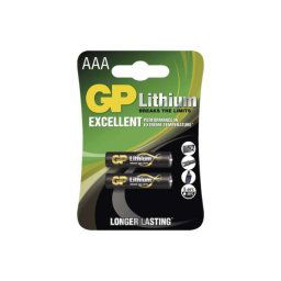 GP Lítium elem HR03 (AAA) 2db/bliszter B15112 4891199169328