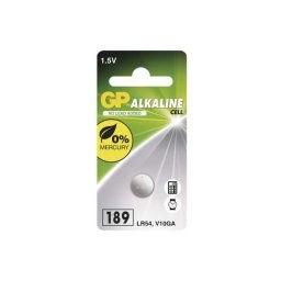 GP Alkáli gombelem LR54 (189F) 1db/bliszter B13892 4891199003981